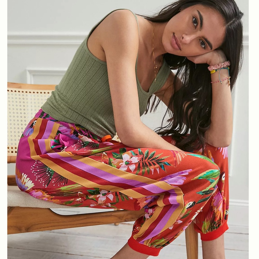Anthropologie FARM Rio Baleares Joggers
